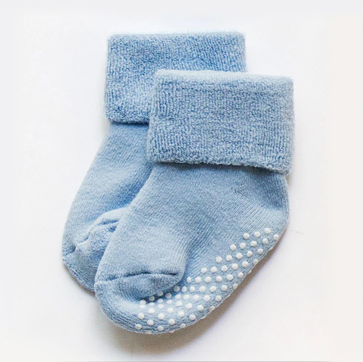 3Pairs DreamShining Cotton Baby Socks Autumn And Winter Thicken Warm Newborn Boy Girl Floor Wear Antiskid Sock For Kids | Детская одежда