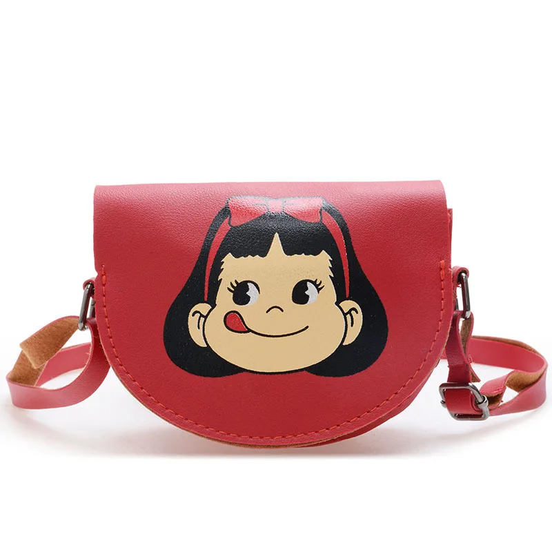 

All-match children's bag cartoon cute child coin purse mini pu printing messenger bag baby accessory bag wholesale
