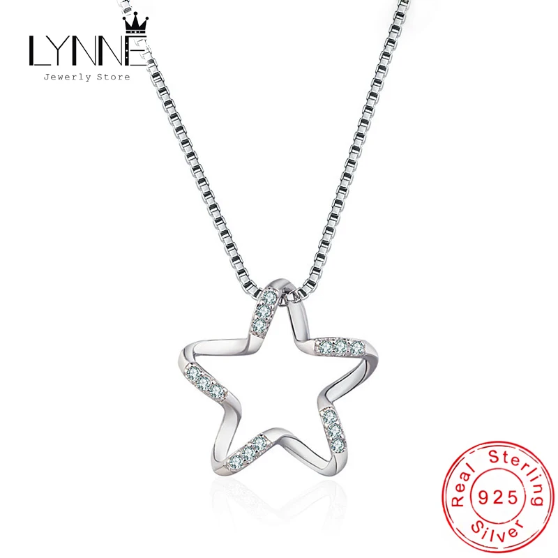 Женское ожерелье из серебра 925 пробы со стразами | Украшения и аксессуары