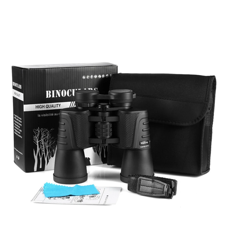 

Professional Binoculars Telescope Zoom Field-glasses Portable Low Light Level Night Vision Waterproof Tourism Looking Glassess