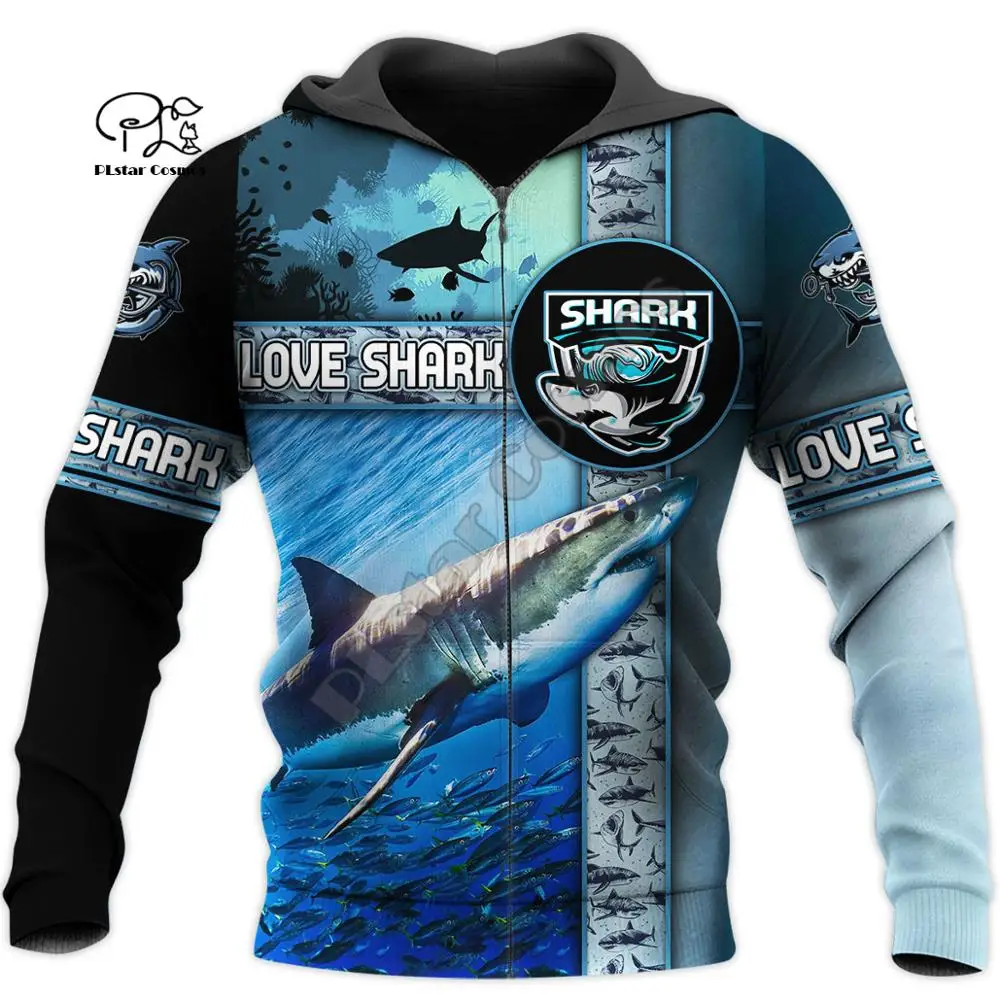 

PLstar Cosmos 3DPrint Love Shark Animal Ocean Harajuku Streetwear Unisex Funny Zip Hoodies/Sweatshirt/Jacket High Quality-b19