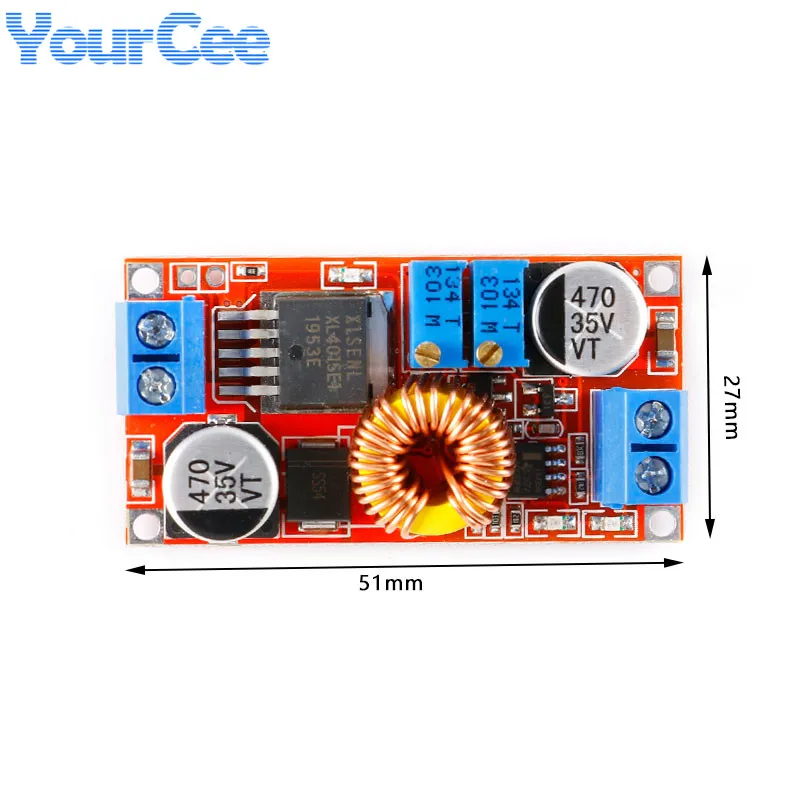 Понижающее зарядное устройство XL4015 5A для литиевых аккумуляторов модуль зарядной