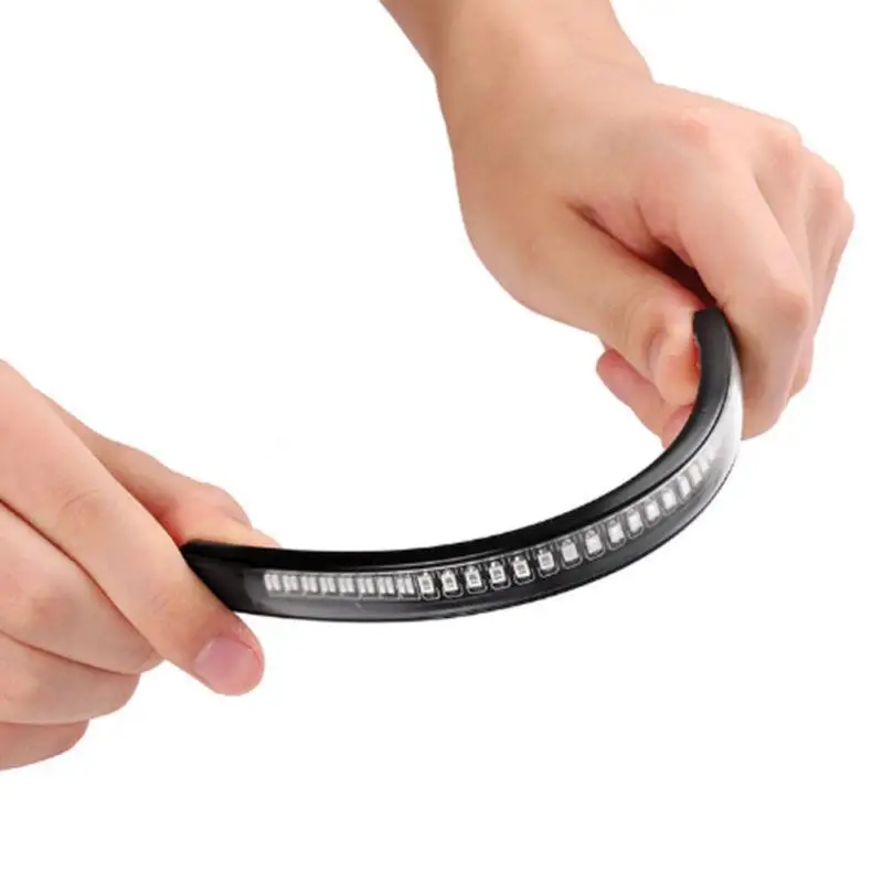 Мотоциклетный светильник 48 светодиодный бар гибкий задний тормоз Стоп сигнал