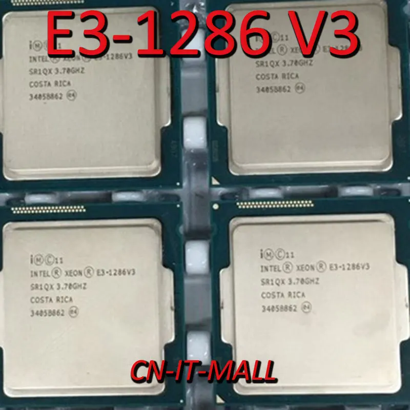 Процессор Intel Xeon V3 3 7 ГГц 8 м 4 ядра потоков LGA1150|Компьютерные кабели и разъемы| |