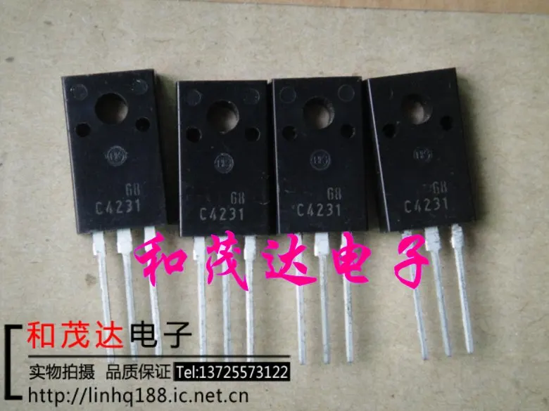 Оригинальный Новый 5 шт./2SC4231 C4231 TO 220F TO220F|Транзисторы| |