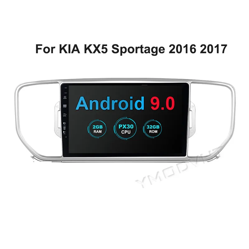 YMODVHT 9 дюймов 4 Гб + 64 ГБ Android 0 автомобильный DVD-радиоприемник для KIA KX5 Sportage 2016 2017 2018