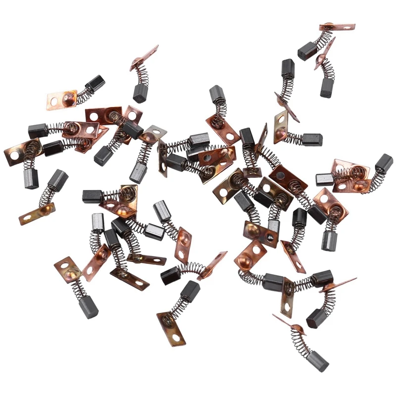 

40Pcs Electric Motor Carbon Brushes Replace For/Saeyang Series Grinding Machine Micromotor Handpiece 3X3X4.5mm
