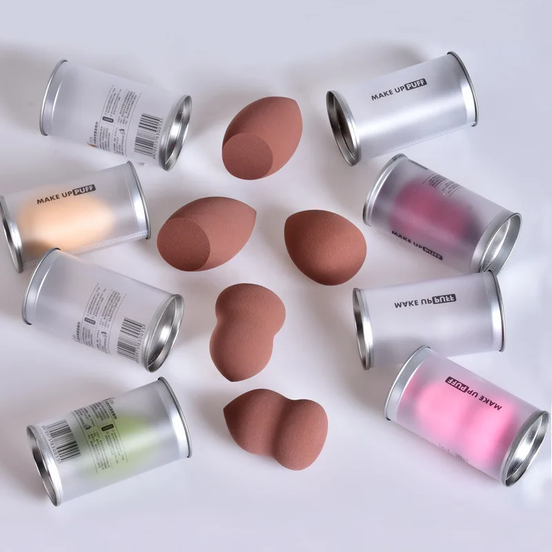 Влажная и сухая пудра пуховка Тональная основа губки с рассеянными цветами| |