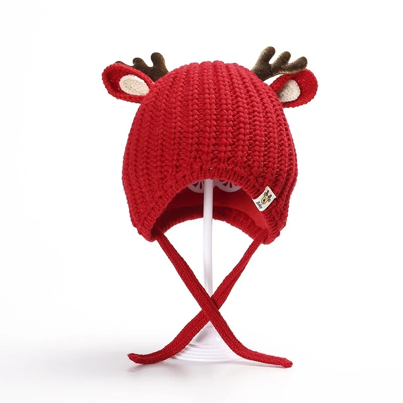 Модные милые детские шапки для мальчиков и девочек Детские зимние Вязаные с