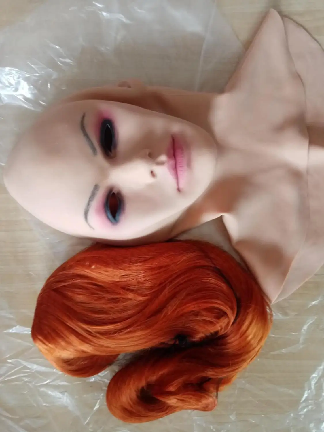 

6 г, маска Кэтрин для трансвеститов, трансгендер, трансгендер, Реалистичная мягкая силиконовая женская маска для маскарада, маска на Хэллоуи...