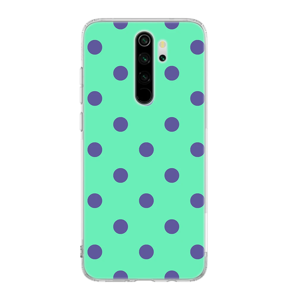 

Silicone Case for Xiaomi Redmi Note 9 Pro 9S 8T 6 7 8 Pro 6A 7A 8A 9A 9C K30 5G K20 Pro Cover polka dots