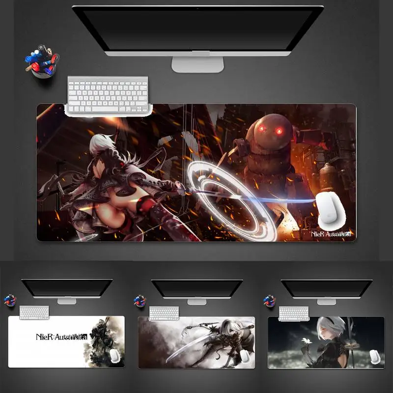 

NieR Automata 2b Laptop Gaming Mice Mousepad X XL XXL Non-slip Cushion Thickness 2mm