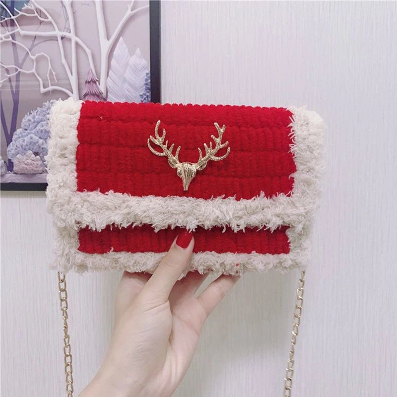 

DIY Women Bag Material Package Self-made Gift Handmade Gift Knitting bag Fashion Homemade Cross-body Cambridge Bag