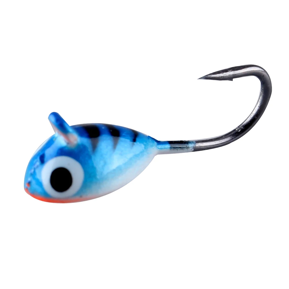 

5Pcs 20mm/1.7g 6Color Fishing Hook Fishing Lure Metal Bait Ice Jig Sets Mini Lead Hard Bait With Single Hook