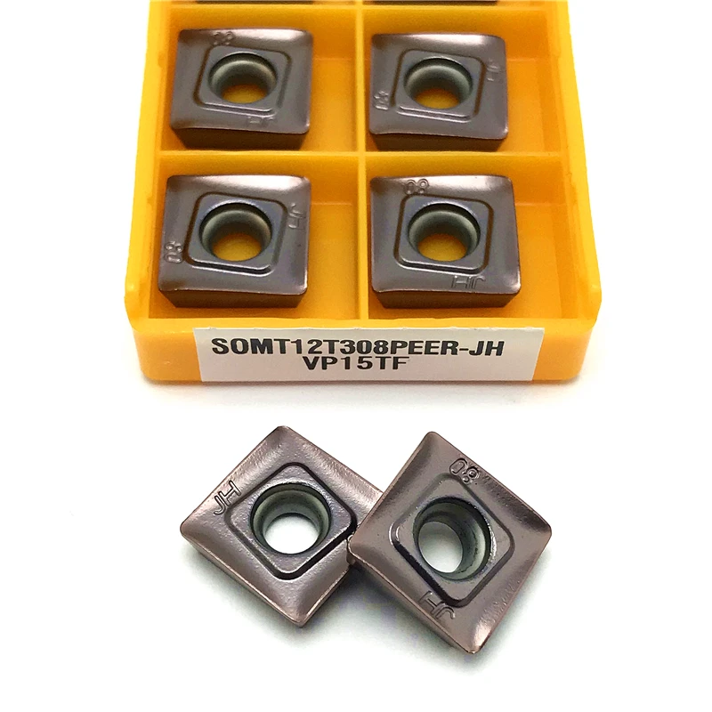 10Pcs Gaobey SOMT12T308PEER-JM F7030 New Carbide Inserts 
