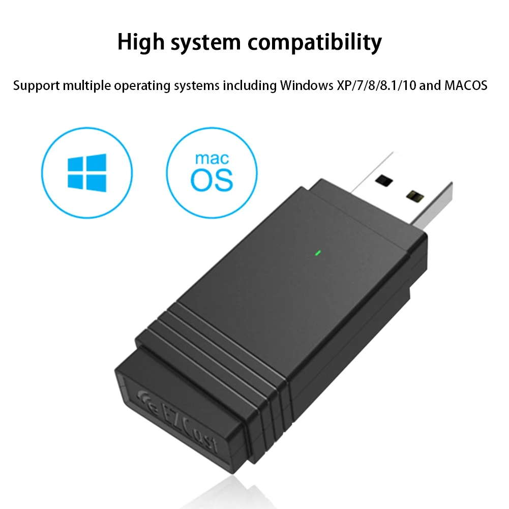 Беспроводной двухдиапазонный USB адаптер 1200 Мбит/с|Сетевые карты| |