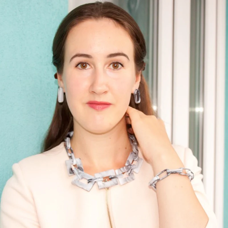 Женский винтажный богемный комплект из колье и серёг с натуральной