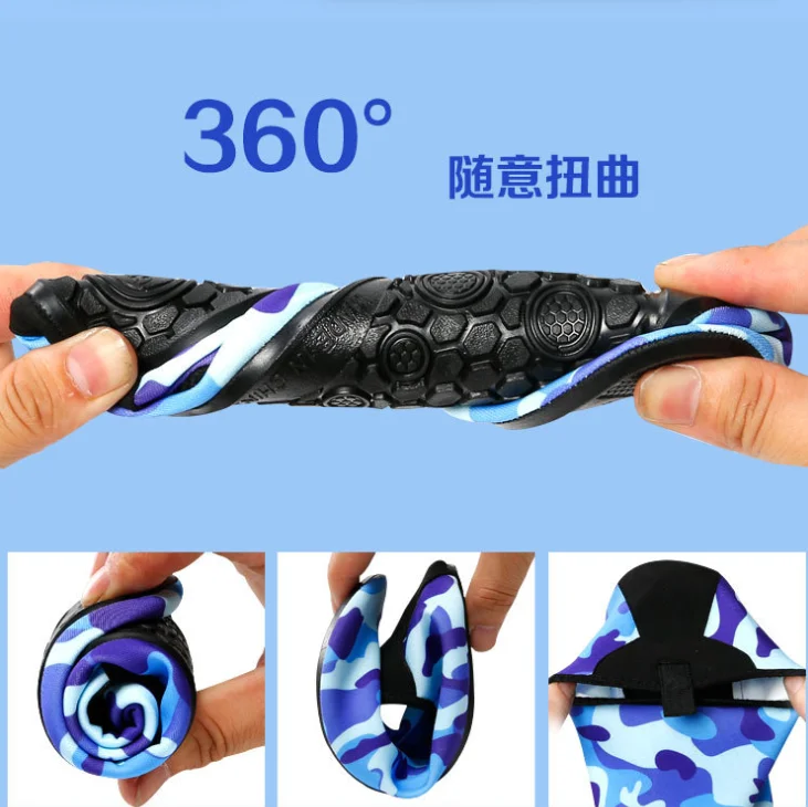 Красочные Неопреновый для дайвинга носки черный пляжная обувь плавания