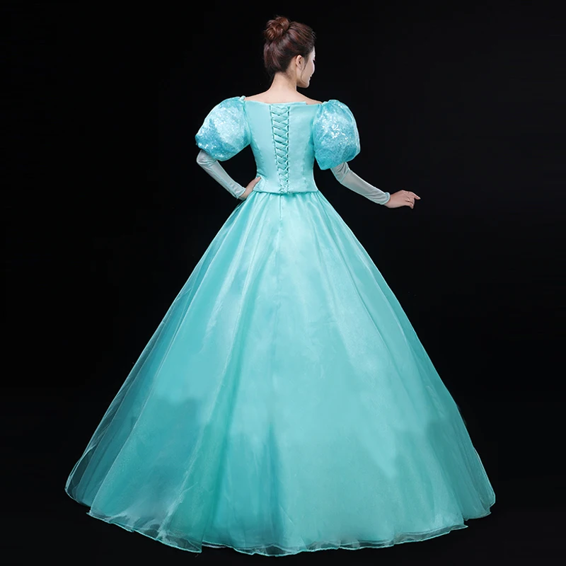 Костюм для косплея маленькой Русалочки Ариэль нарядное платье на Хэллоуин