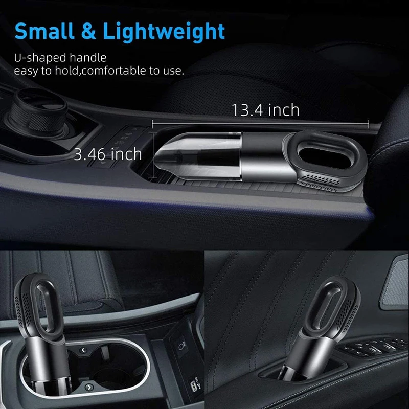 Портативный беспроводной ручной пылесос 2 скорости высокая мощность 120 Вт USB