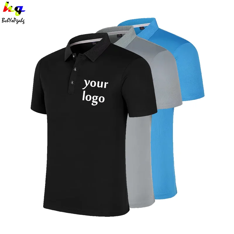 

Customized/designed logo shirt DIY LOGO men's and women's quick-drying Polo shirt short-sleeved shirt advertising shirt