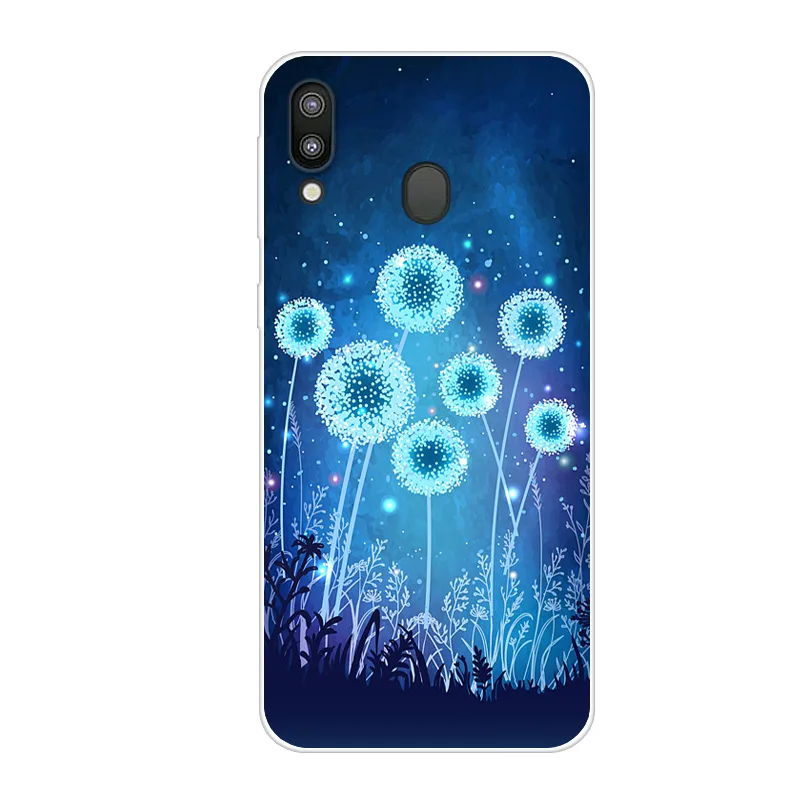22 Для samsung M20 чехол милый мультфильм мягкий силиконовый планета кошка для телефона С Рисунком Тигра чехол для samsung Galaxy M20 задняя крышка M 20 M205F Coque - Цвет: 22