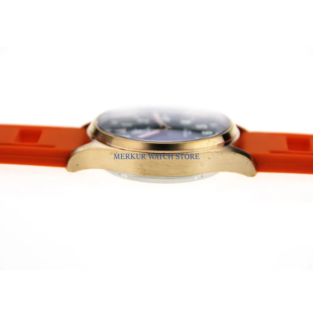 Мужские NH35 автоматические часы для дайвинга из чистой бронзы стальные 200 м fLIEGER