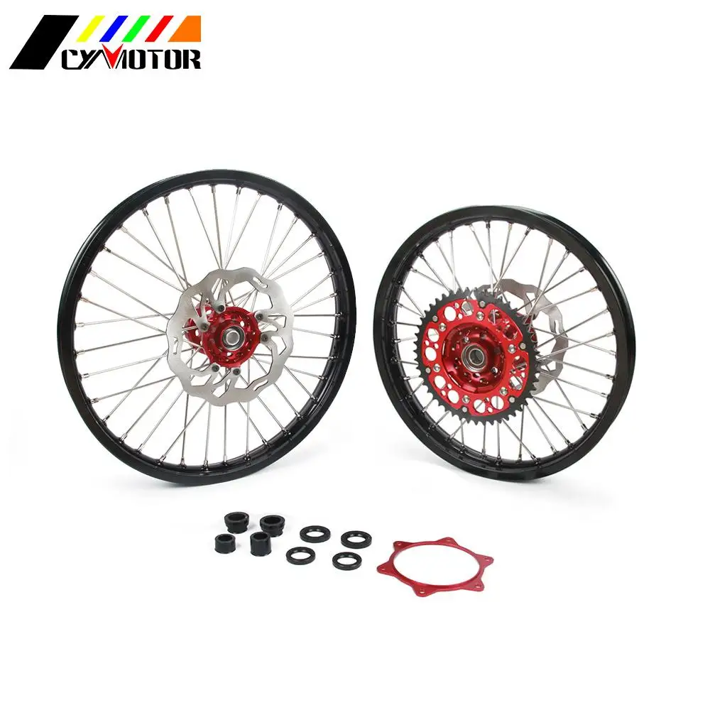 Комплект обода мотоцикла литой диск с катушкой комплект для Honda CRF250R CRF450R CRF 250R 450R