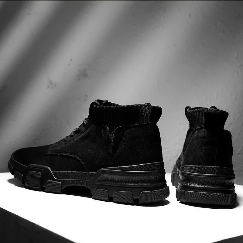 

Footwearsapatos модные informales ботинки из дышащего материала на платформе; Кожа, для активного отдыха, Мужская одежда для занятия спортом и спортивны...