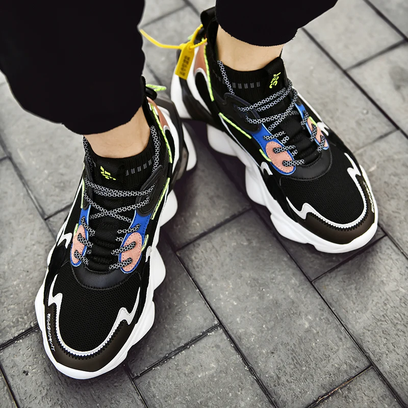 

Men's Sneakers Casual Spring Shoes Vulcanize Breathable No-slip Male Lace Up Lightweight Man Footwear White Sports Shoe For Men