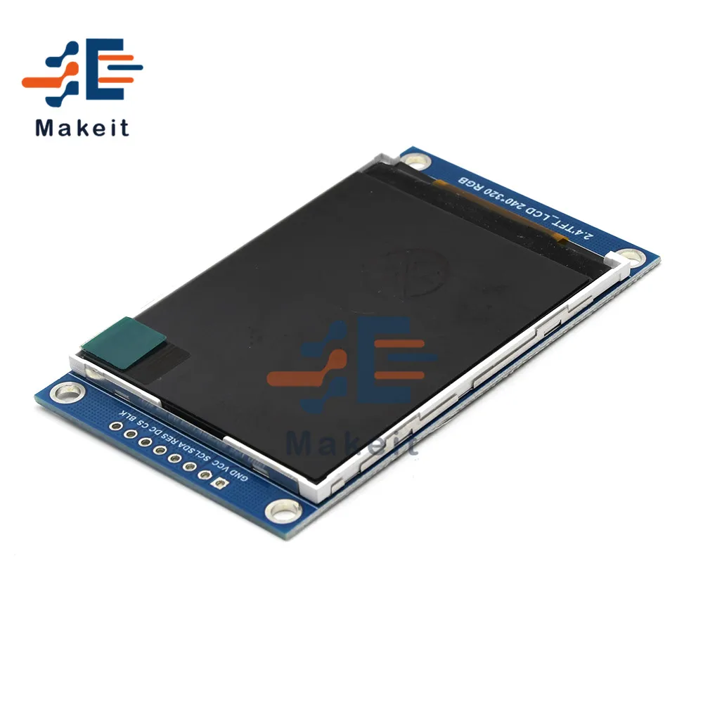 2 4 дюймовый полноцветный экран TFT ЖК дисплей без сенсорной панели 8 бит 240X320 ILI9341