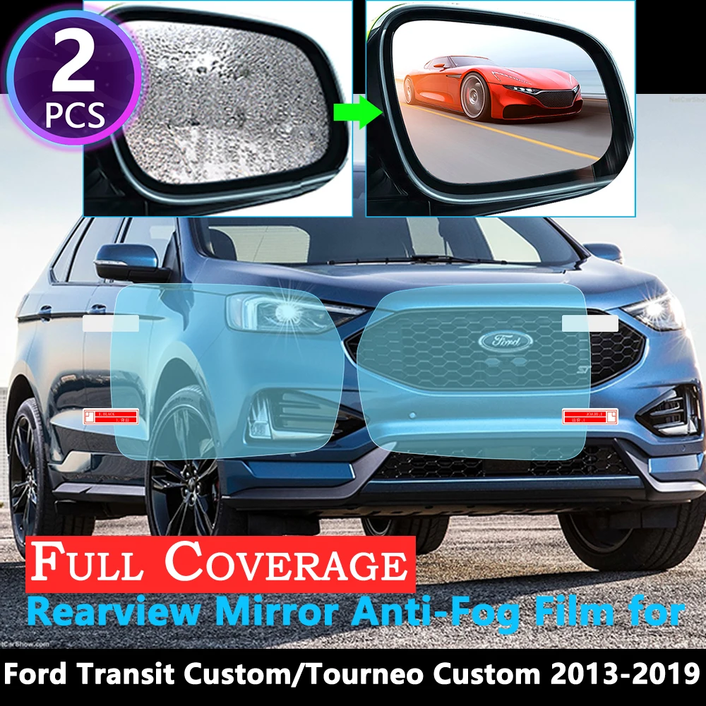 Полноэкранная Защитная противотуманная пленка для Ford Transit Custom Tourneo 2013 ~ 2019