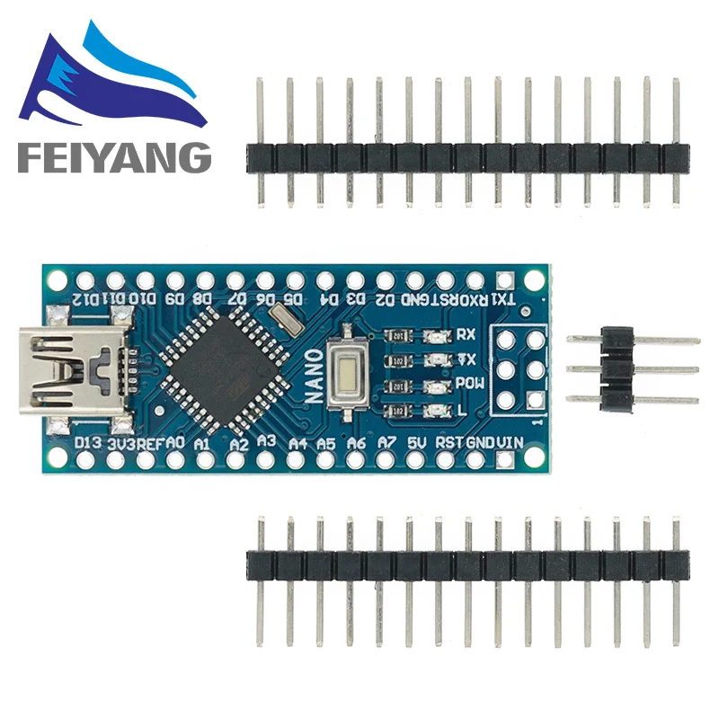 100 шт. мини USB/MICRO USB Nano 3 0 ATMEGA328P/ATMEGA168P контроллер совместимый NANO CH340 драйвер без