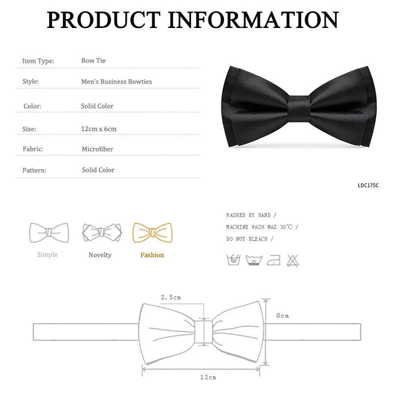 2021 Designer Brand Black Luxury Bowtie For Men Top Quality Groom Wedding Party Butterfly Bow Tie Set Pocket Gift Box