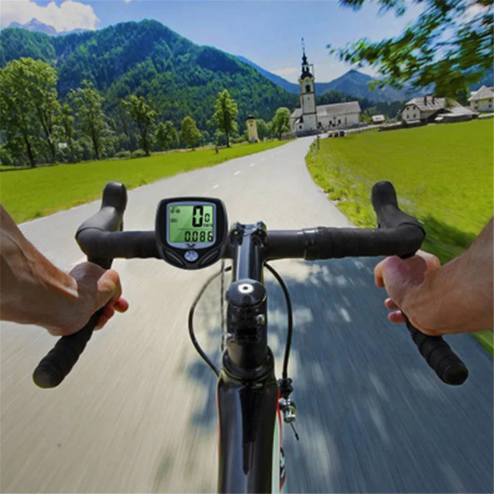 Велосипедный компьютер водонепроницаемый ЖК-дисплей с подсветкой велосипедный