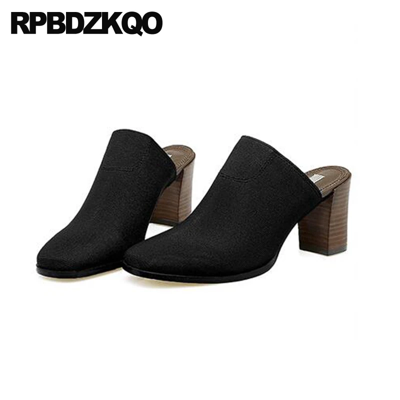 Современный квадратный носок 3 дюймов на не сужающемся книзу массивном