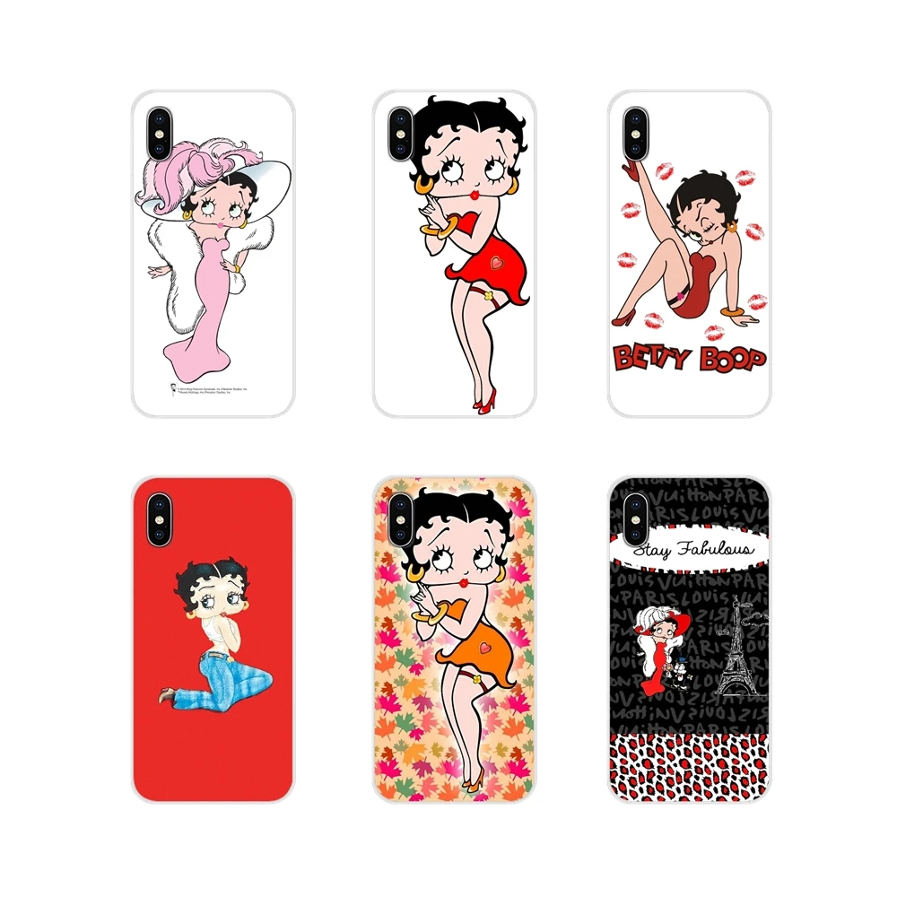Cute Betty Boop для Samsung Galaxy J1 J2 J3 J4 J5 J6 J7 J8 плюс 2018 Prime 2015 2016 2017 аксессуары мобильного
