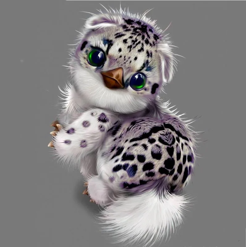 

Dispaint Full Square/Round Drill 5D DIY Diamond Painting "Cartoon animal" Embroidery Cross Stitch 3D Home Decor