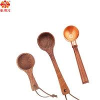 aixiangru ebony coffee measuring spoon kitchen household wooden handle baking powder quantitative 10g