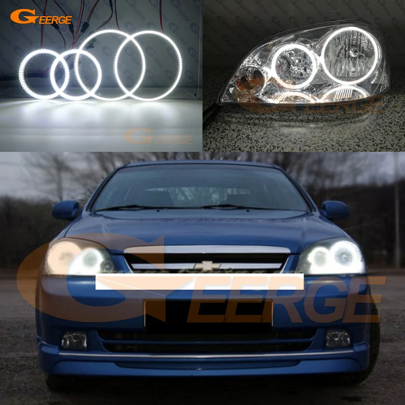 Для Chevrolet Lacetti Optra Nubira 2005 2006 2007 2008 2009 ультра яркий SMD СВЕТОДИОДНЫЙ ангельские глазки