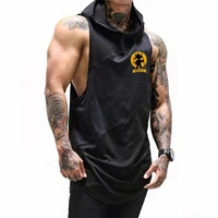 gyms tank top men cotton vest brand new bodybuilding muscle tops sleeveless shirt casual clothing singlet fitness hooded tops