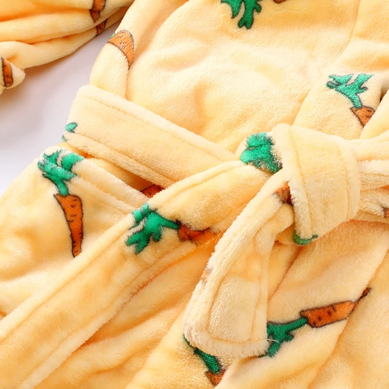 Детский банный халат для мальчиков на весну и зиму пижама с живым принтом