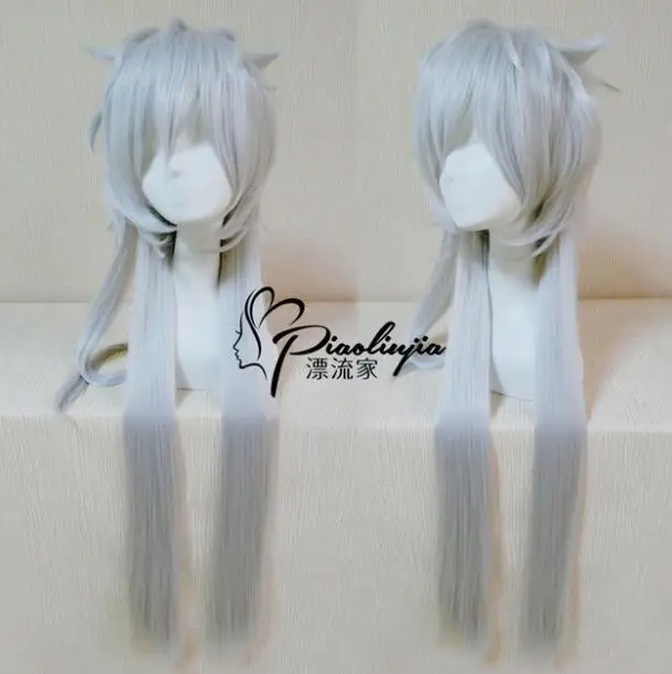 

Cosplay Anime 65CM Long Anime Kuroshitsuji Black Butler Undertaker Under taker Heat Resistant Hair Cosplay Costume Wig