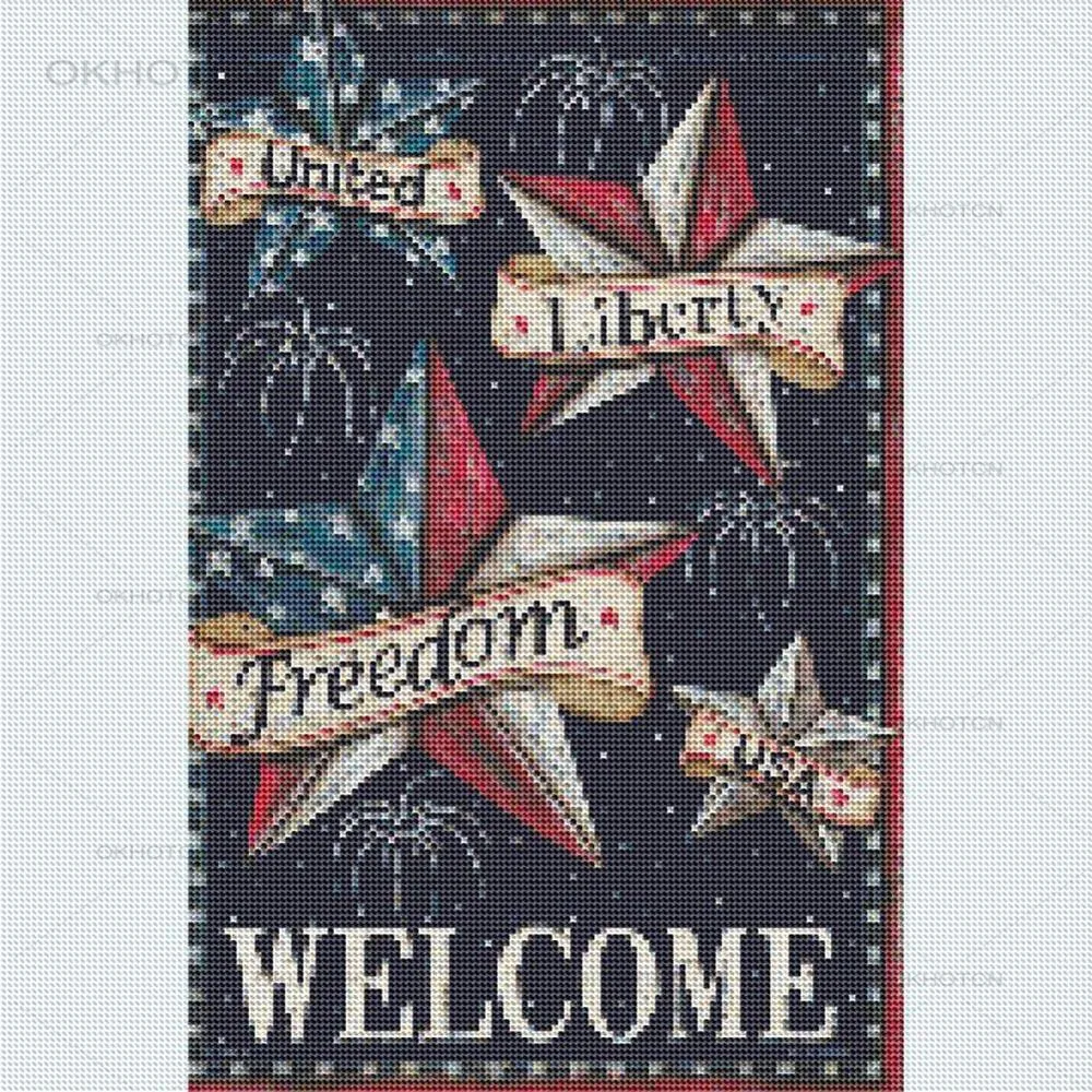 Набор для алмазной вышивки с животными птицами морскими звездами и цветами | Дом