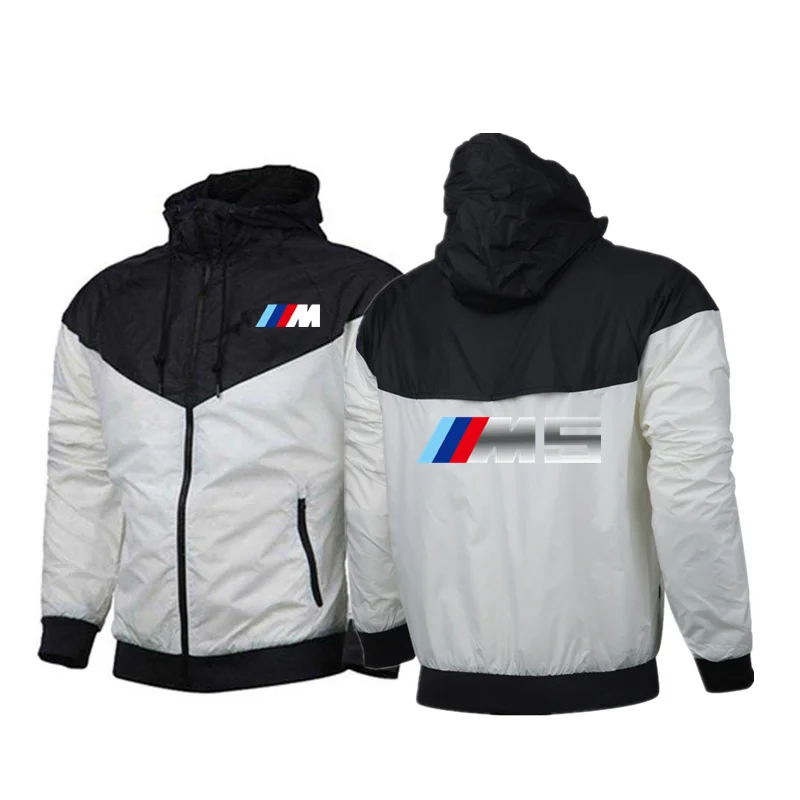 

2021 BMW Motocross Motorcycle Fashion Jacket Moto Riding Hooded Windbreaker S-3XL New Brand Motorcycle Waterproof Jacket