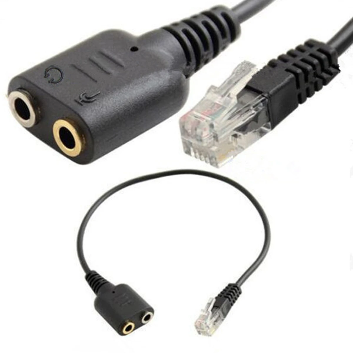SOONHUA RJ9 Male To 3 5 мм Female Jack звуковая кабельная гарнитура для телефона Mic аудио