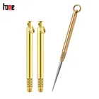 1 шт. многоразовые Титан зубочистки с защитным держатель Портативный защита от атмосферных воздействий для активного отдыха на природе для пикника путешествия Сталь на открытом воздухе