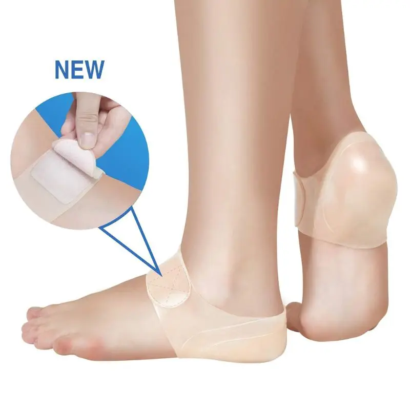

1Pair Flexible Heel Shock Absorption Cushion Silicone Heels Protector Guards Pad