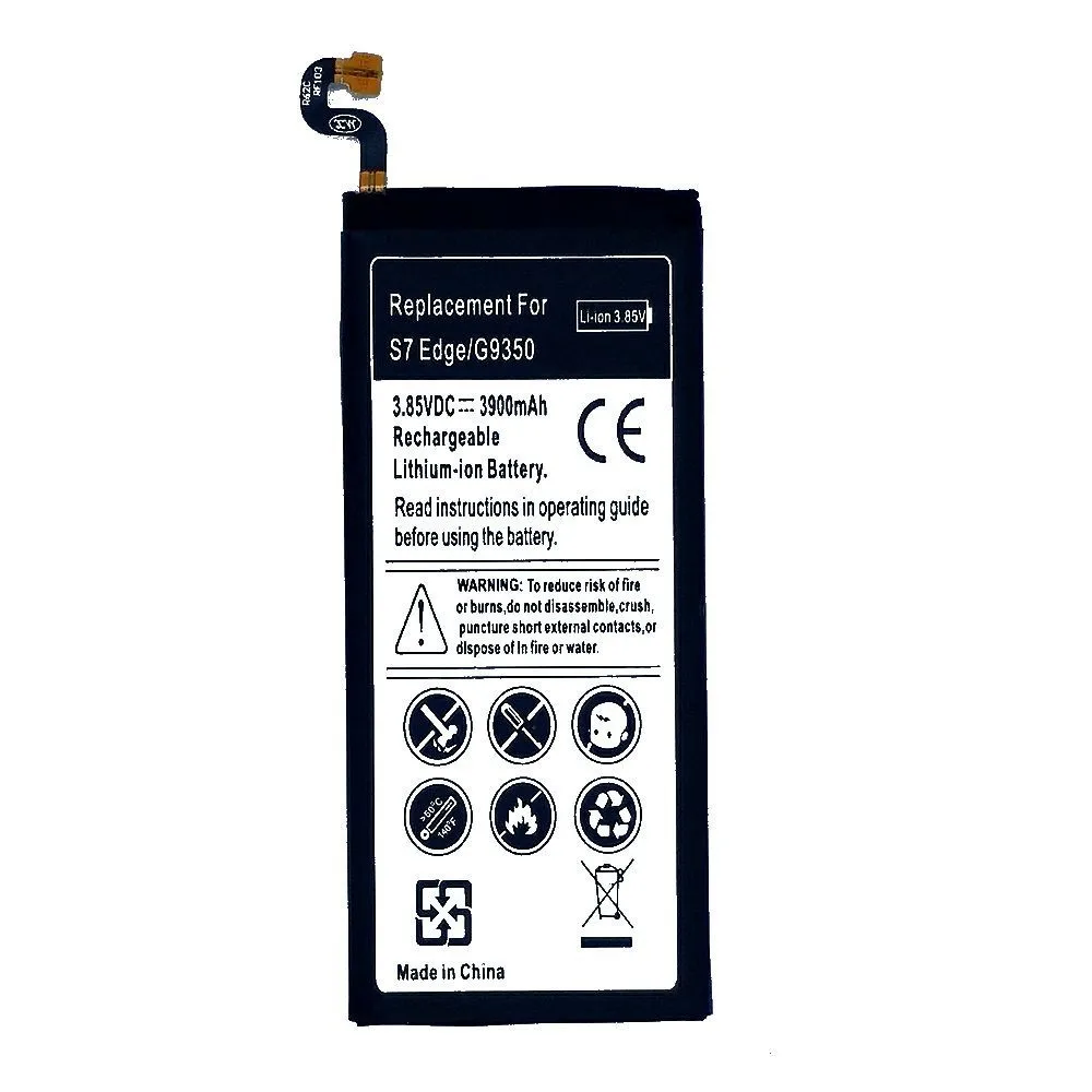 5 шт./Лот двойной аккумулятор для Samsung Galaxy S7 Edge G9350 G935FD G935F G935 сменные литий ионные
