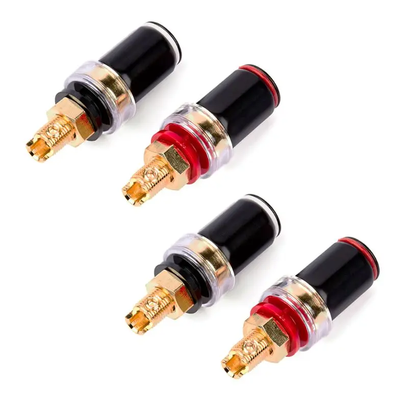 

4 шт терминал зажимный винт 4 мм медные разъемы с вилками типа «банан», гнездо HI-END зажимный винт усилитель комплектующие для динамиков: Звуко...